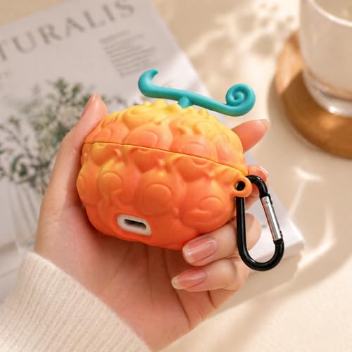 Image of for Airpods 3 Headphones Case, Interesting 3D Silicone Protective Soft Cover Fruit Style Headphone Shell for Airpods 3