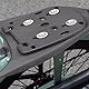 1 Satz Gepäckträger Adapter mit Montageplatte für Motorradrückboxen Einfache DIY Installation Stabile Befestigung und Kompatibilität