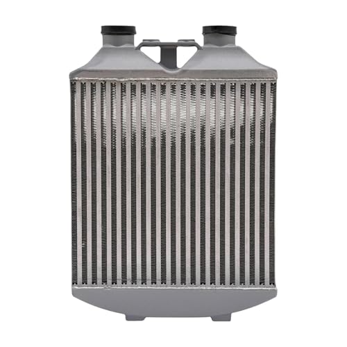 Radiador del coche Intercooler de aluminio 60 PSI, 78 x 40 7 cm, compatible con la mayoría los modelos (plateado) Radiador refrigeración