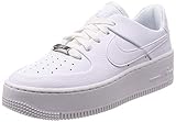 nike air force damen weiß gelb 2018 Nike Damen Air Force 1 Sage Low AR5339-100 Fitnessschuhe, Weiß (White/White/White 100), 39 EU