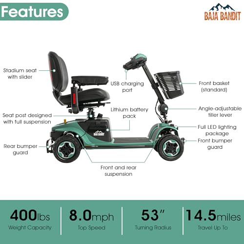 Mobility Yours BA140 All Terrain Mobility Scooter
