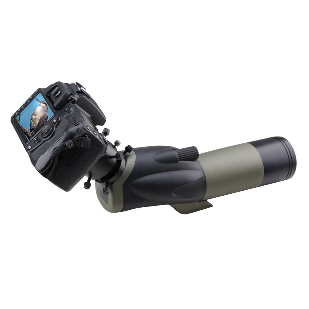 Adaptador de cámara de alcance para Canon DSLR, anillo en T incluido
