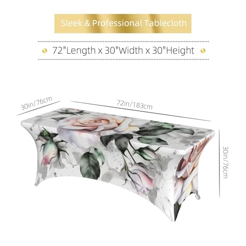 Nappe de fête extensible blanche lavable infroissable