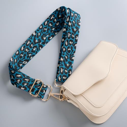 Image of chushui Leopard Print Purse Strap for Women,Adjustable Crossbody Bag Strap