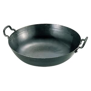 Yamada Iron Hammered Frying Pan, 13.0 inches (33 cm), Plate Thickness: 0.06 inches (1.6 mm)