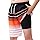 MEILONGER Short de bain 2 en 1 pour garçon - Séchage rapide - Short de bain avec compression - Slip intérieur - Cordon de serrage réglable, 21001 + orange, 140