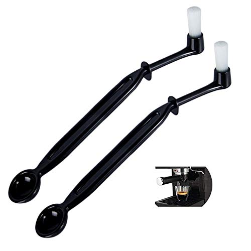 Nylon Limpiador De Cepillo De Mquina De Caf Cepillo Para Limpiar Mquinas Espresso Caf Cepillo Limpieza Herramienta Set Productos Limpieza Cafeteras Cepillo Para Molinillo Caf,Grano Frijol-2Pcs