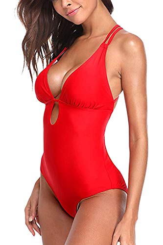 Charmo - Costume intero da donna con scollo a V