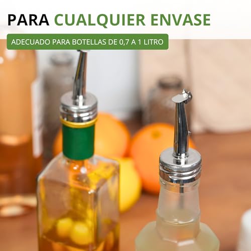 Dosificadores para botellas en tu cocina: picos Westmark de acero inoxidable 7