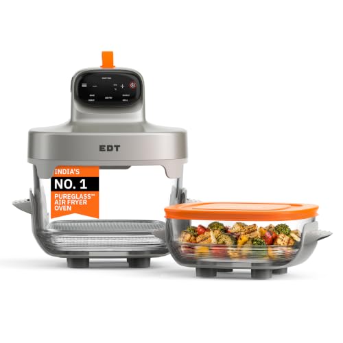 EDT Luma 4.5L + 2.5L Dual Bowl Air Fryer Oven Grey 4.5L + 2.5L - Image 2