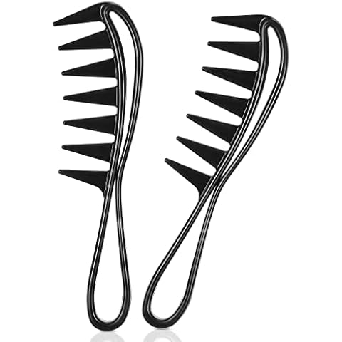 Nuenen Wide Tooth Curved Hair Combs Cover