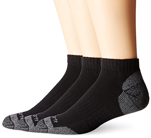 Carhartt Men's 3 Pack Low Cut Work Socks, Black, Shoe Size: 11-15