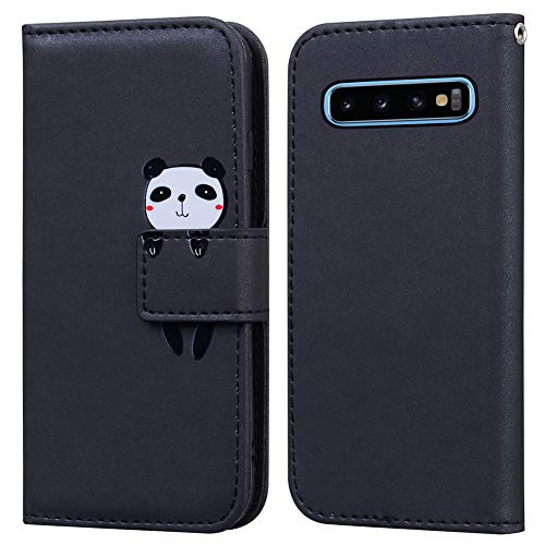 Ailisi Ή Samsung Galaxy S10 Plus P[X 蒠^ TX MNV[S10+ SCV42 au SC-04L docomo Jo[  lCPUU[z^ Jo[ Panda 킢  ϏՌیP[X