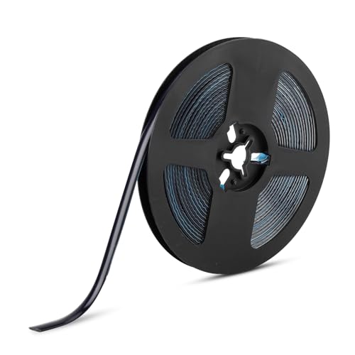 Black Sealant Tape, 8MM Black Caulk Strip Self Adhesive Decorators Caulk Waterproof Shower Seal Strip Caulks Tape Bath Sealant Strips Tile Bath Trim Sealing Strips for Stove Sink Bathroom Toilet - 6M