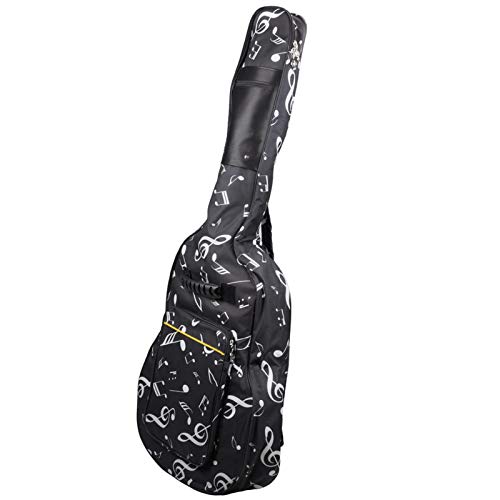JTRHD Housse pour Guitare Sac à Guitare Folklorique de 41 Pouces Oxford Tissu épaissie Sac de Guitare épaissie épaules… - Les Beatles, Paul McCartney, John Lennon, RIngo Starr, George Harrison JTRHD Housse pour Guitare Sac à Guitare Folklorique de 41 Pouces Oxford Tissu épaissie Sac de Guitare épaissie épaules… – Image 4
