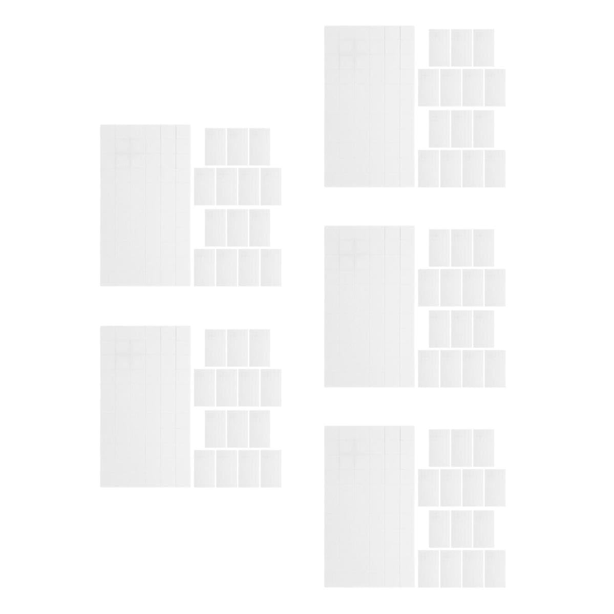 Tofficu 75 Blatt Doppelseitiges Schaumstoff Klebeband 3mm Selbstklebende Fotoquadrate für Bastelarbeiten mit 3D Unterstützung und Tragbarem Design für Wandbefestigung und Büro