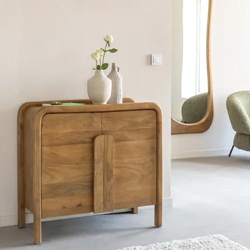 Image of The Attic Elfwood Classic Sideboard, Wooden Sideboard Cabinet, Crockery Cabinet