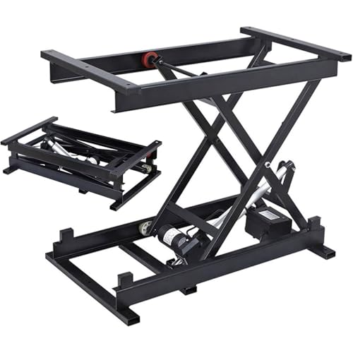 Electric Single Scissor Lift Table,Coffee Table Lift,Electric Coffee Table Lift,Portable Smart Lift Top Coffee Table with Remote Control,Height Adjustable,Easy to Carry,Wireless