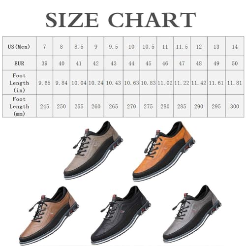 Men's Oxford Business Casual Shoes Office Loafers Dress Comfort Driving Shoes 7