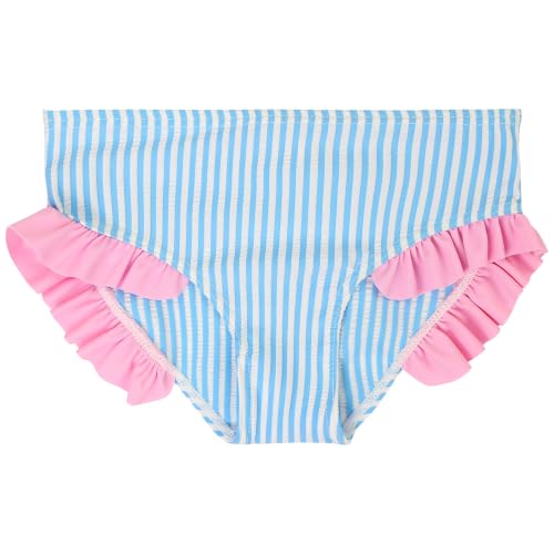 Image of XFGIRLS Girls 2-Piece Swimsuit Long Sleeve Rash Guard Set Toddler 6M-8Y | UPF 50+ blocks 98% UV, Quick-dry, Easy on /off, Bright colors stand out, Machine wash, Breathable, Beach, swim, water park