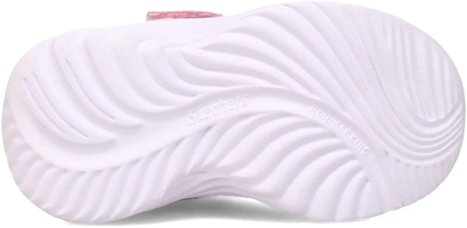 Skechers Unisex-Child Dreamy Dancer-Hazel Prism Sneaker 5 Toddler Pink/Pewter