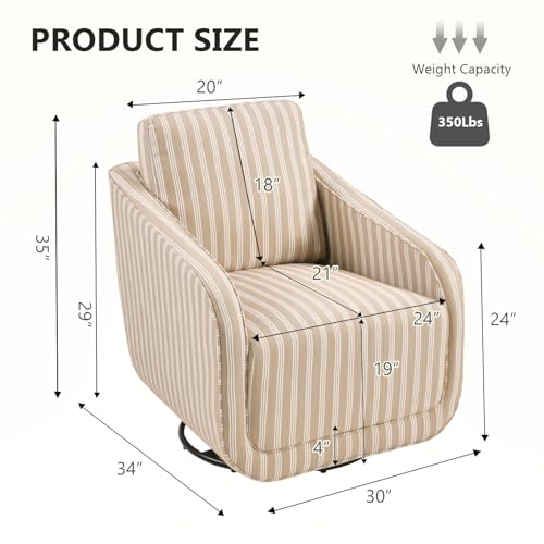 Sillón Plegable Ergonómico Rayas Marrón miniatura 2