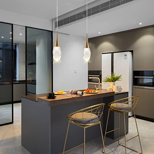 Led Pendant Lights, Pendant Lighting For Kitchen,Bubble Crystal Pendant Lights 1-Light, Crystal Pendant Lights, Pendant Light Fixtures, Pendant Lighting For Kitchen Island, Dining Room, Bedroom #TOP4