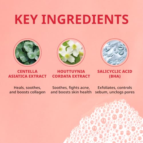 ATOMU Mildly alkaline oily sebum removal deep cleansing ACLIS foam cleanser, 4.05 fl.oz.