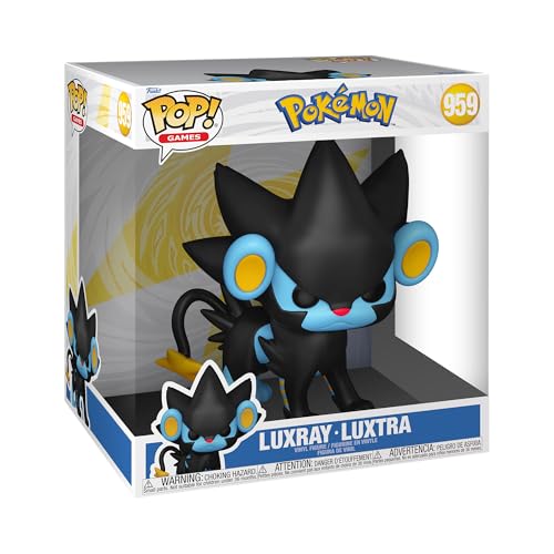 Funko Pop! Jumbo: Pokemon - Luxray - Figura de Vinilo Coleccionable - Juguetes para Niños y Adultos - Aficionados a los Juegos - Figura Modelo para Coleccionistas y Expositores