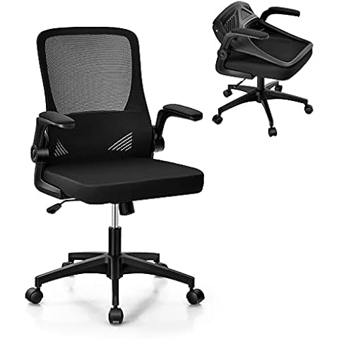 Giantex Ergonomic Office Chair w/Foldable Backrest Cover