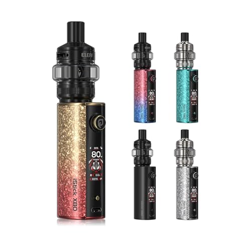 yX80zdq^oR Eleaf iStick X80 bh{́iC[[t ACXeBbNj+5ml Melo X Ag}CU[ ^N X^[^[Lbg 510F|CU[ 3200mAhobe[ 80W Type-C[dΉ  V[V 