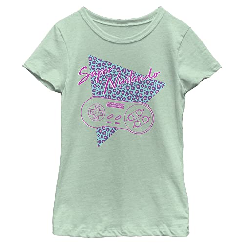 Nintendo Girl's Cheetah SNES T-Shirt
