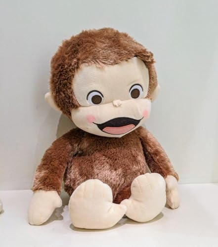 おさるのジョージ 赤いほっぺ ピュアキラVer. Lぬいぐるみ 口開け 1点