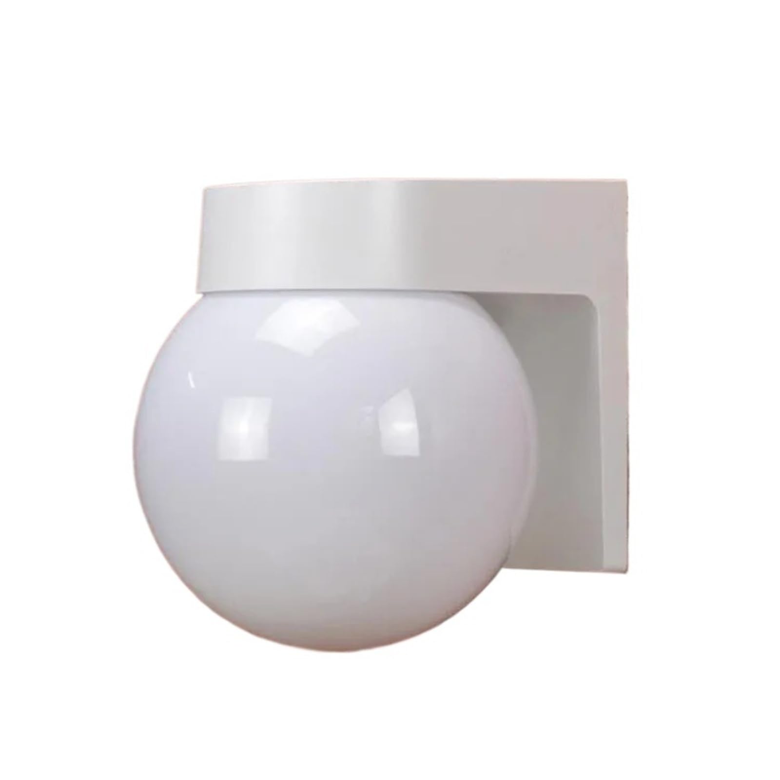 Applique murale sphérique LED étanche noire pour balcon - 5