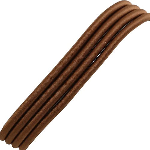 WEDSA 1 Uds Longitud 45cm Espesor 5mm Cordón de rayón (Manguera de bobinado de rayón) para Pulsera Nceklace Fabricación de Joyas de Moda Accesorios para Manualidades-Marrón