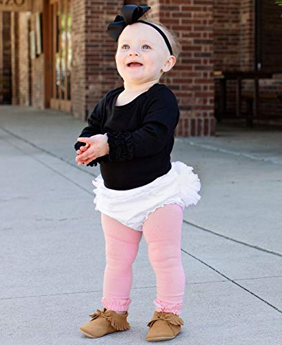 Image of RuffleButts Baby /Toddler Girls Footless Ruffled Tights