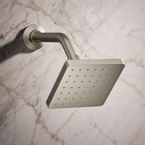 KOHLER 24805-BN Parallel Single-Function Showerhead, Wall-Mount, Single Spray Setting, 2.5 GPM, Vibrant Brushed Nickel by Kohler - Image 2