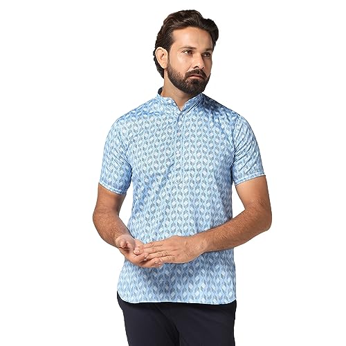 Image of TAHVO Men's Regular Fit Long Sleeves Cotton Formal Shirt