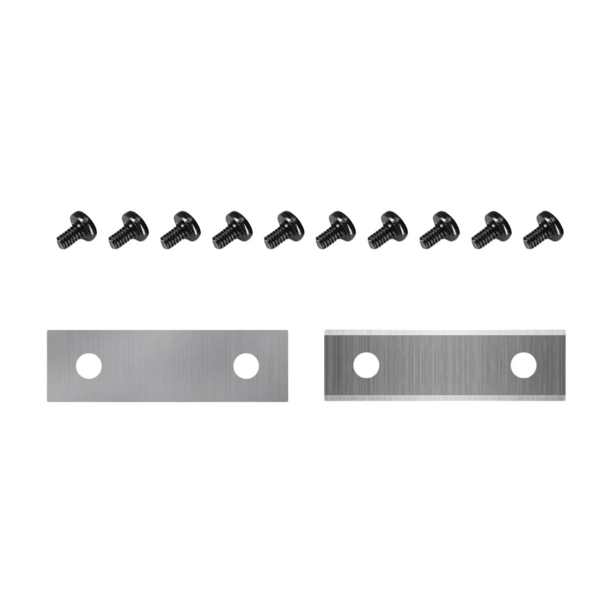 Laxalo One Color 20Pcs/Set Carbide Cutters Inserts With Screws, 35 Degree 40X12x1.5mm Rectangle Blade For Spiral Planer Head