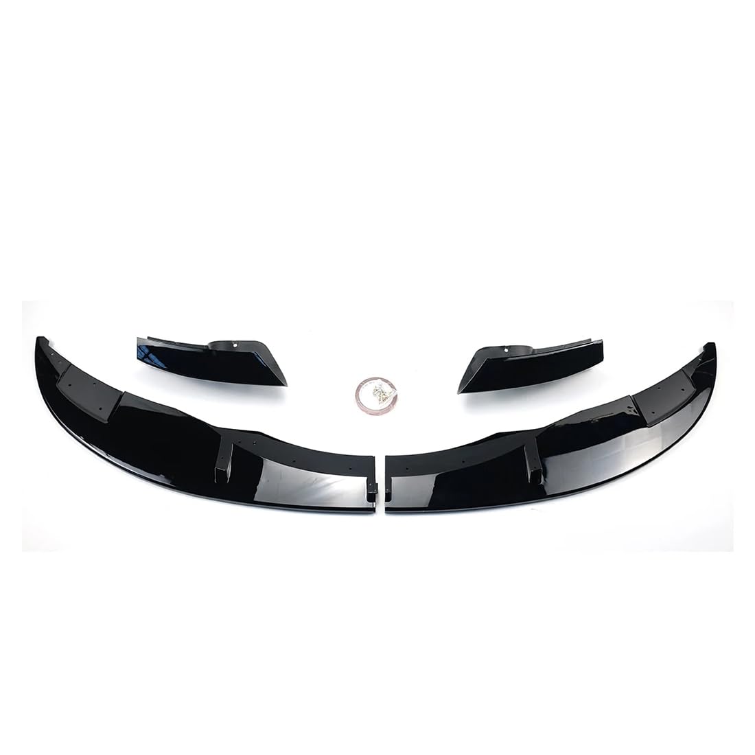ABS/Auto Front Stoßstange Splitter Lip Diffusor Spoiler für BMW E90 E92 E93 M3 2007-2013,Front Spoiler Body Kit,Gloss Black