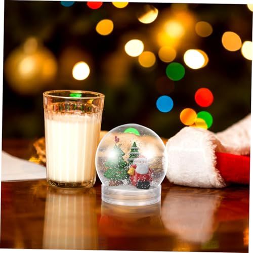 Bolas de Esfera DIY de Plástico Transparente Pack 14 Esferas Rellenables Navideñas 5