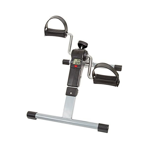 Under-Desk-Bike-Pedal-Exerciser-with-Calorie-Tracker-and-Adjustable-Resistance--Mini-Foldable-Indoor-Workout-Equipment-by-Wakeman-Fitness Under Desk Bike Pedal Exerciser with Calorie Tracker and Adjustable Resistance - Mini Foldable Indoor Home Gym Exercise Equipment by Wakeman