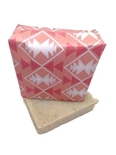 Shea Butter Apricot Scrub Exfoliating Acne, Rosacea, Eczema, Psoriasis and Other Skin Infections. Soap Bar 4 Ounce