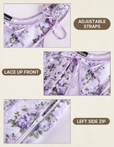 Image of Scarlet Darkness Corset Tops for Women Floral Renaissance Bustier Bodice