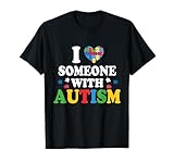 Photo Gallery camicia da uomo e donna con scritta "i love someone with autism awareness" maglietta Photo Gallery camicia da uomo e donna con scritta "i love someone with autism awareness" maglietta