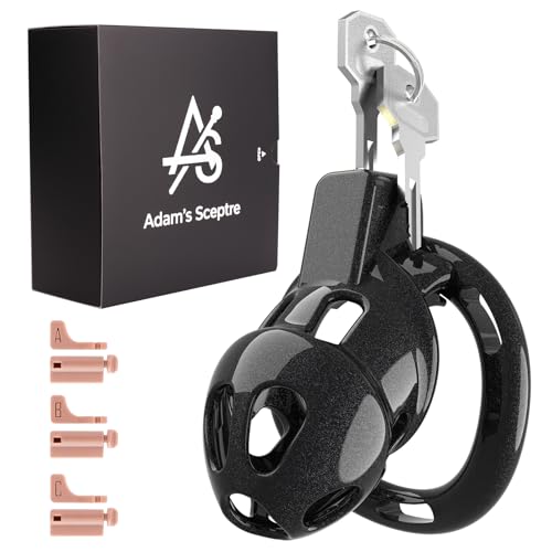 Adam’s Sceptre Small Black Chastity Cage