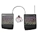 KINESIS Gaming Freestyle Edge RGB Split Mechanical Keyboard (MX Brown)