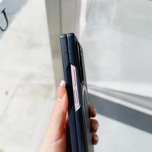 Coque Samsung Galaxy Z Fold3 en cuir et carbone luxe - 6