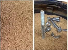 Sand Blasting Shot Blasting Walnut Shell Grit for a Cabinet Tumbler, Polisher, 03-06 mm 25/52Mesh 2.5kg, Light Brown - Image 4