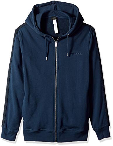 Diesel Men's UMLT-Brandon-Z Sweat-Shirt, Navy Blue, S